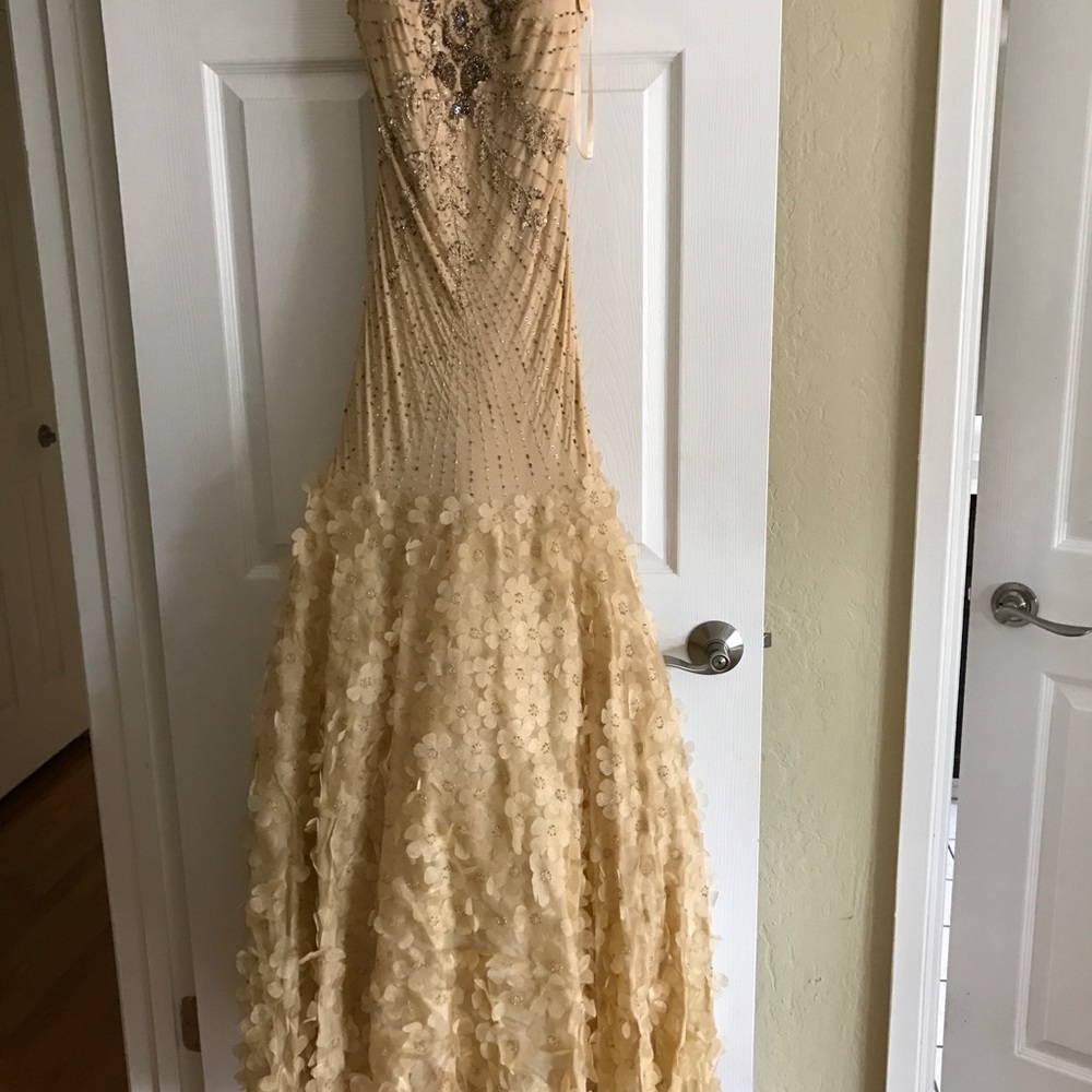 Gold limited collected dress